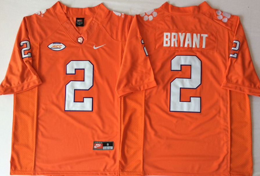 NCAA Men Clemson Tigers Orange #2 WATKINS->ncaa teams->NCAA Jersey